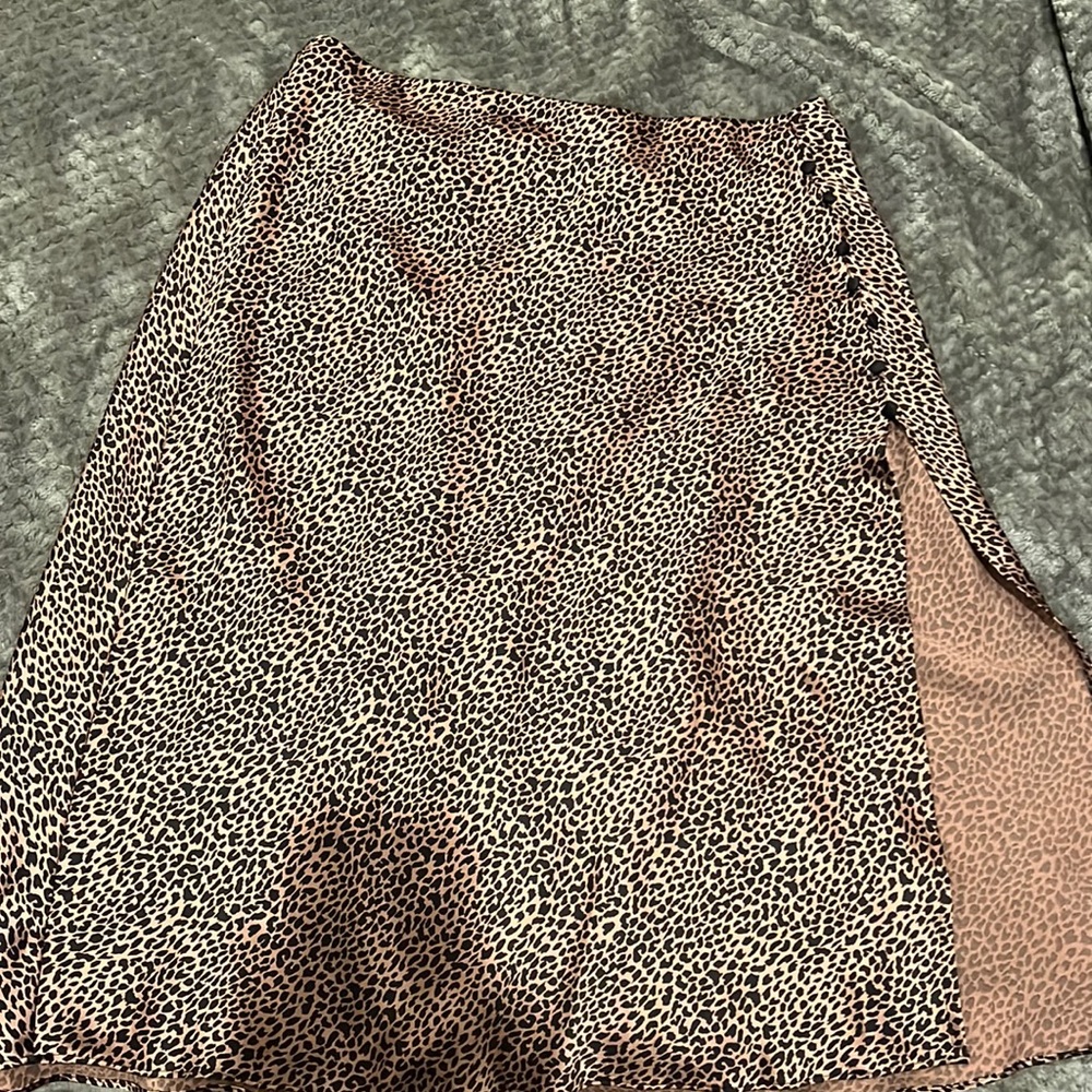 Animal print skirt